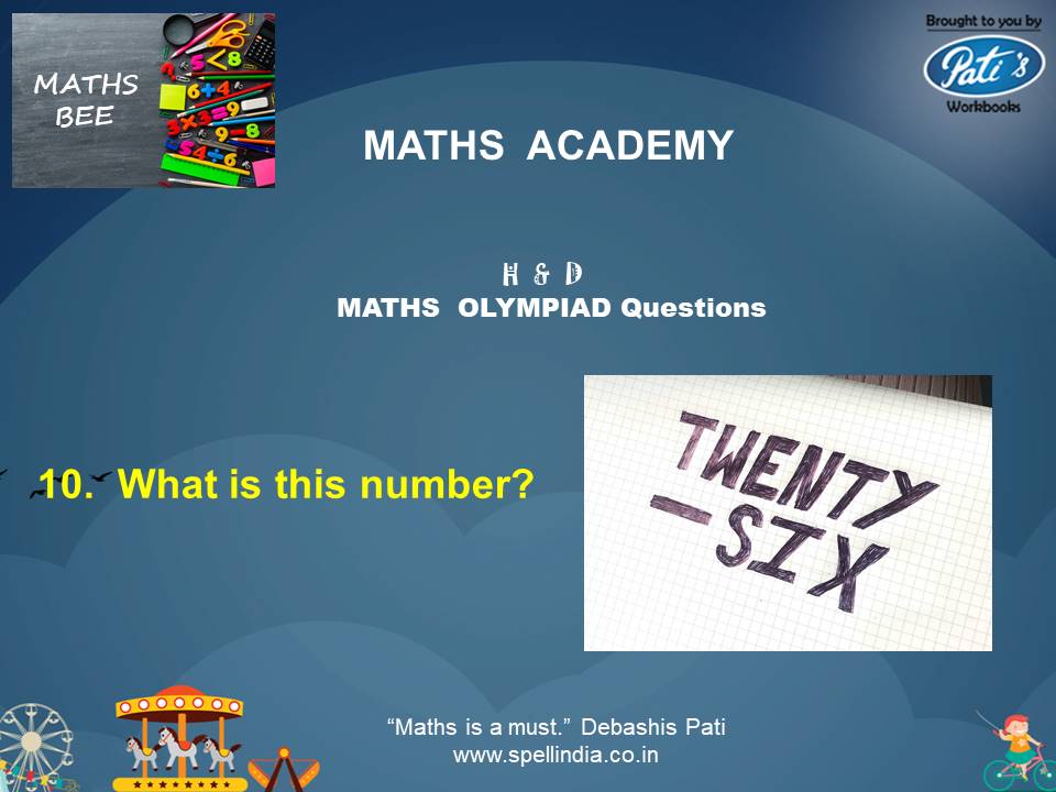 Maths Olympiad exams ... Practice Sample Questions